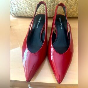 Donald J. Pliner Women's cherry, patent leather Slingback